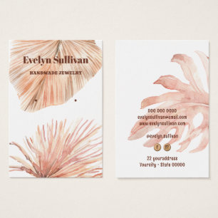 boho tropical earring display card