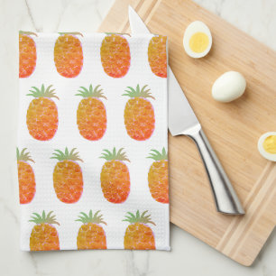 Boho Tropical Pineapple Tea Towel