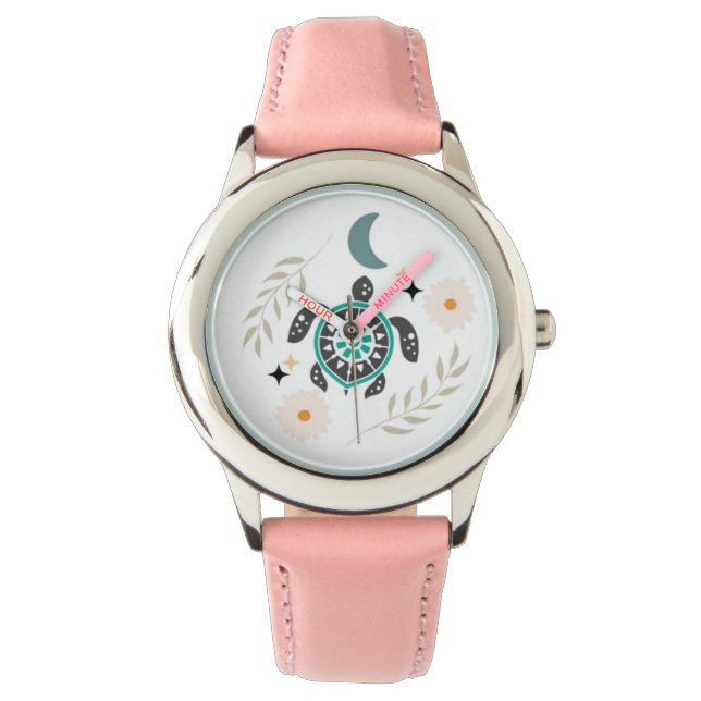Boho Turtle | Mandala Ocean Animal Desi Watch (Front)