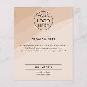 Boho Tutor Flyer Packed with care