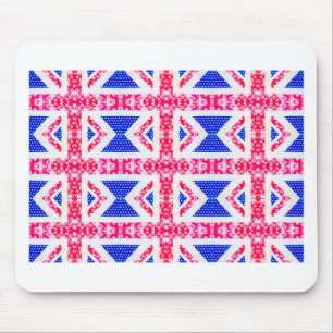 boho union jack mouse mat