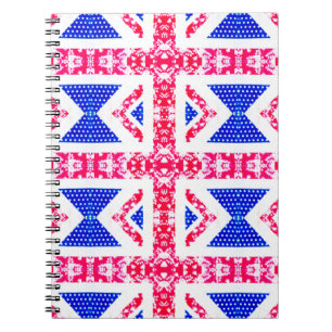 boho union jack notebook