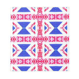 boho union jack notepad