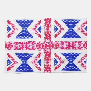 boho union jack tea towel