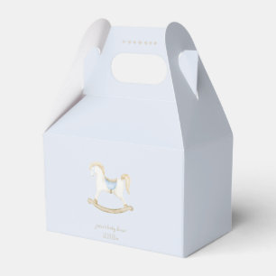 Boho Vintage Rocking Horse Cowboy Baby Shower Favour Box