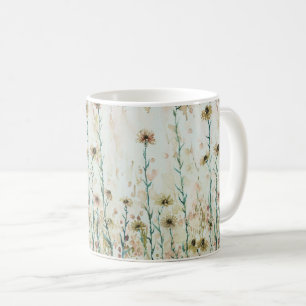 Boho Vintage Wildflowers Coffee Mug