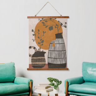Boho Wall Art Aesthetic Minimal Rustic