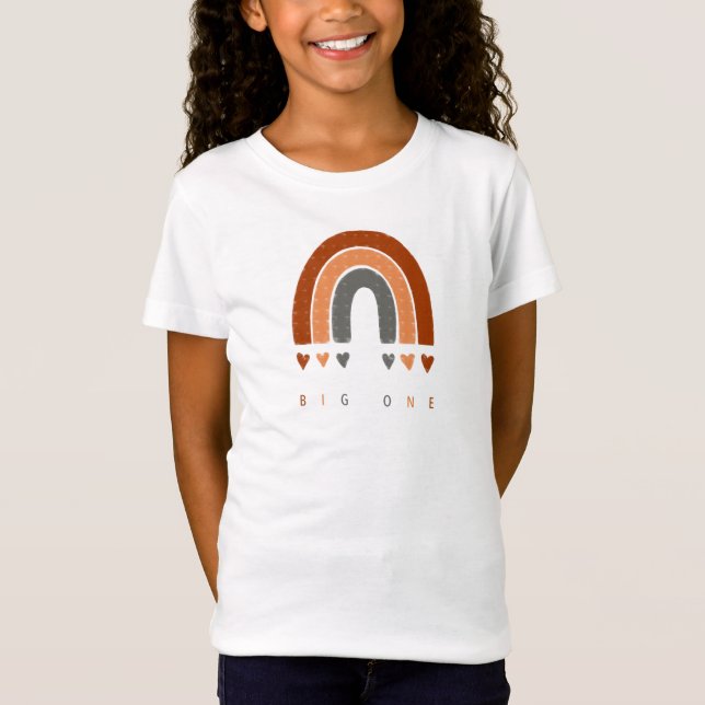 Boho warm style rainbows icon T-Shirt (Front)