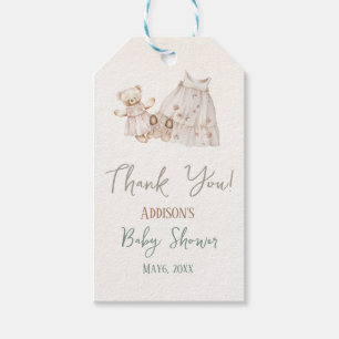 Boho Watercolor Baby Shower  Gift Tags