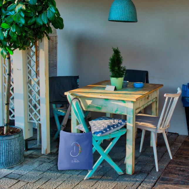 Boho watercolor monogram letter D  Crossbody Bag (Creator Uploaded)