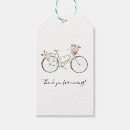 Boho Watercolor Wedding Favour Tags