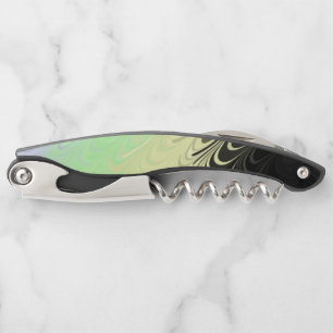 Boho Wavy Marbled Abstract Cassgender Pride Flag Corkscrew
