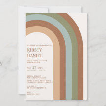 Boho Wedding Arch Wedding Invitation