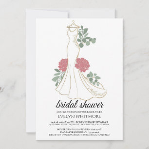 Boho Wedding Dress Style Guide   Boho Chic Wedding Invitation