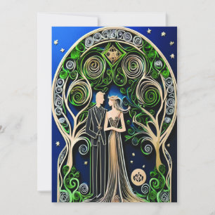 Boho Wedding Invitation