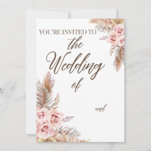 Boho Wedding Invitation