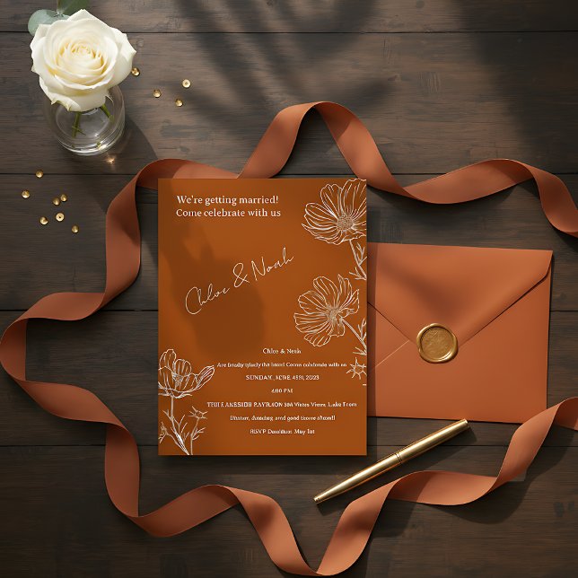Boho Wedding Invitation  (Creator Uploaded)