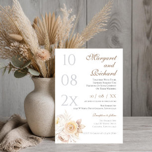 Boho Wedding Invitation