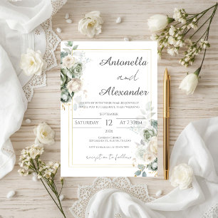 Boho Wedding Invitation