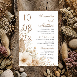 Boho Wedding Invitation