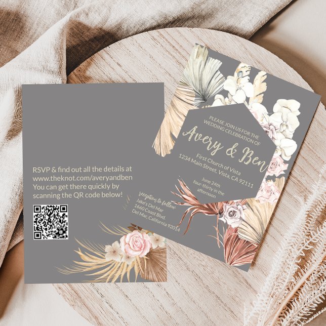 Boho Wedding Invitation (Creator Uploaded)