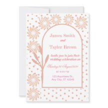 Boho wedding invitation