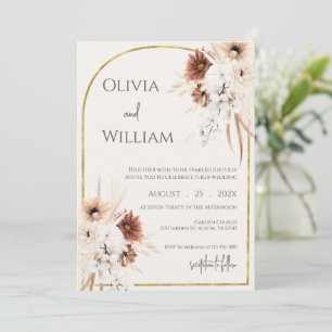 Boho Wedding Invitation