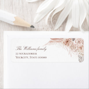 boho wedding label
