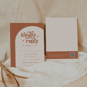 Boho Wedding RSVP Cards