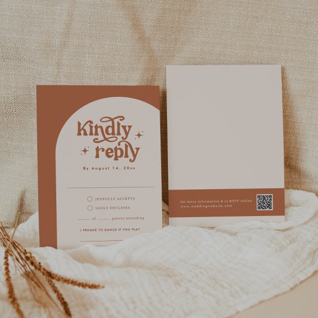 Boho Wedding RSVP Cards (Creator Uploaded)