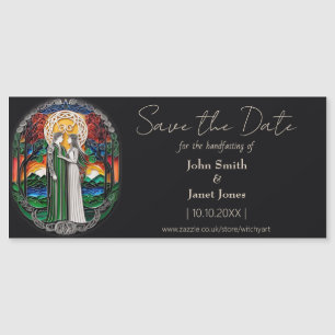 Boho Wedding Save the Date Magnet