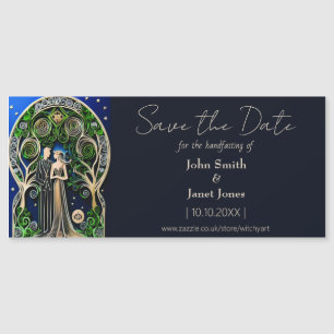 Boho Wedding Save the Date Magnet