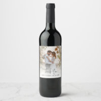 Boho Wedding Thank You Handwritten Script Photo