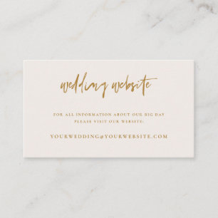 Boho Wedding Website Details Enclosure Card C103