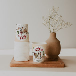 Boho Western Desert   Bridal Shower  Paper Cups