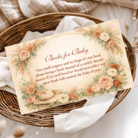Boho Western Floral Baby Shower Books For Baby