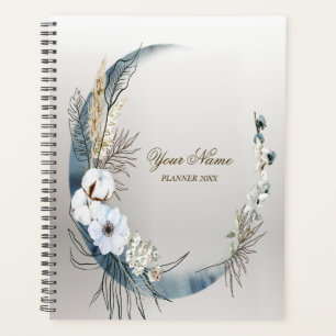 Boho White Orchid Flowers Blue Moon Elegant Party Planner