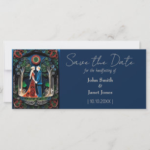 Boho Wicca Wedding Save the Date