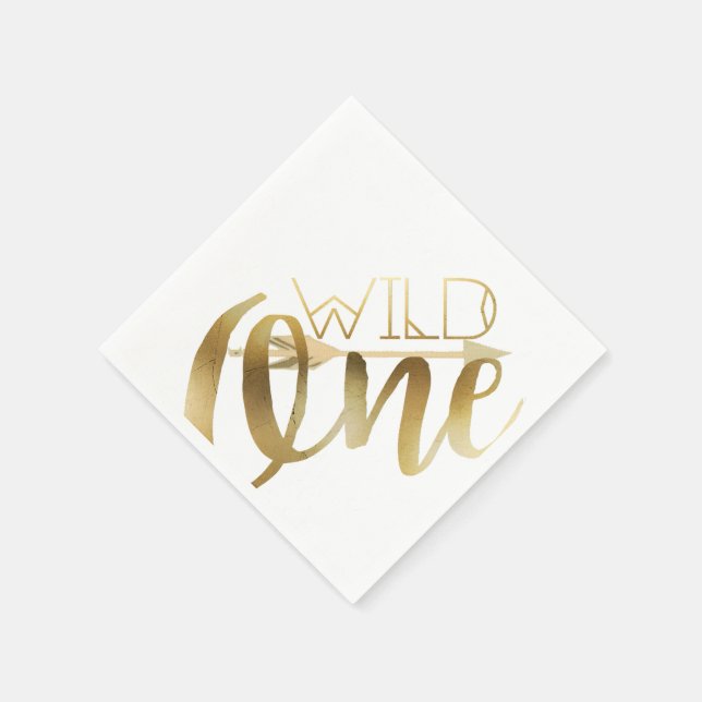 Boho Wild One | First Birthday Party Napkin (Corner)