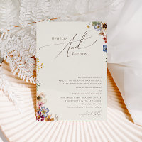boho Wildflower | Beige Traditional Garden Wedding