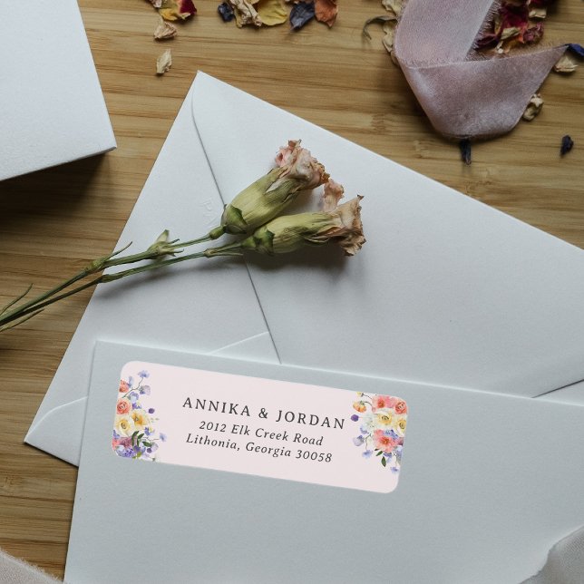 Boho Wildflower | Botanical Return Address (Creator Uploaded)