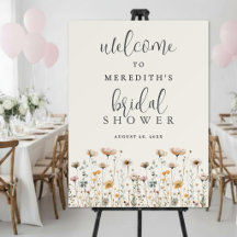 Boho Wildflower Bridal Shower