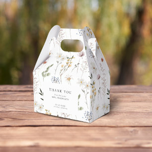 Boho Wildflower Bridal Shower Favour Box