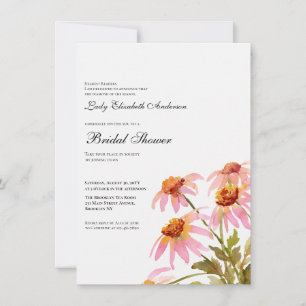 Boho Wildflower Bridal Shower  Invitation