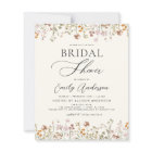 Boho Wildflower Bridal Shower Invitation
