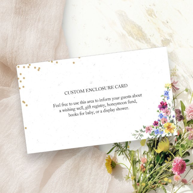  Boho Wildflower Custom Enclosure Card (Creator Uploaded)