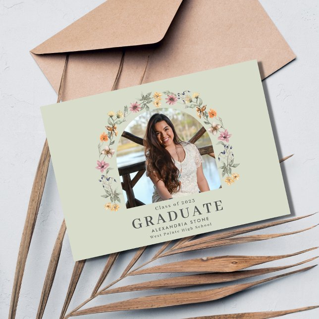 Boho Wildflower Digital High School Graduation  (Creator Uploaded)