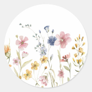 Boho Wildflower Envelope Seal