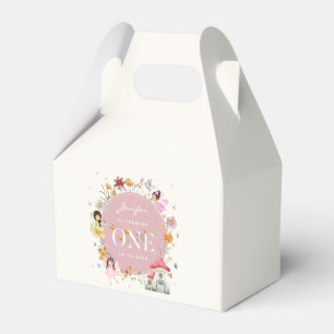 Boho Wildflower Fairy 1st Birthday Party Favour Box