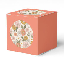 Boho Wildflower Favour Box